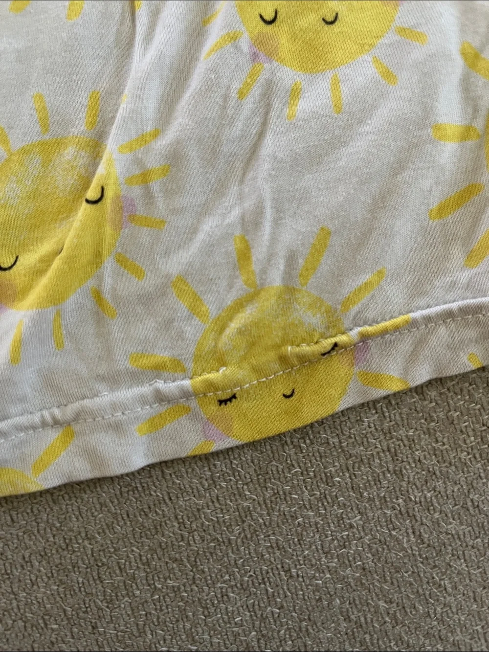 Little Sleepies Sun-Print Short Sleeve Pajama Set 4t